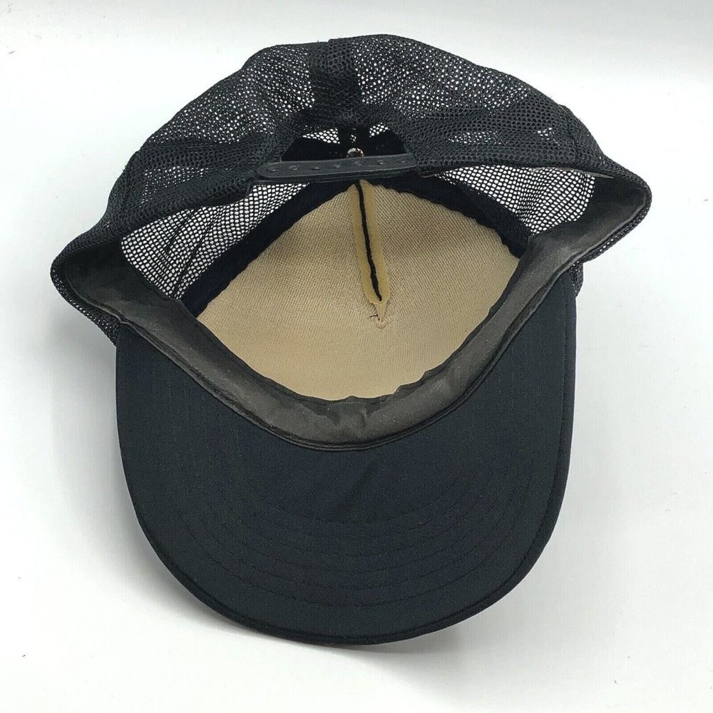 Vintage Kenwood Audio Equipement Foam Mesh Snapback Trucker Hat Black Cap - Picture 7 of 9
